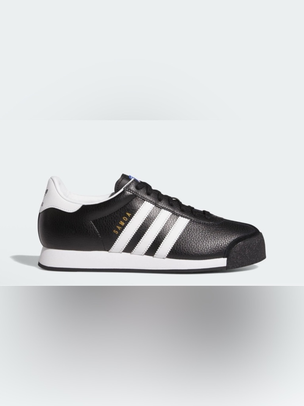 Adidas Samoa Shoes Sneakers Lace Up Black White Men's 12.5